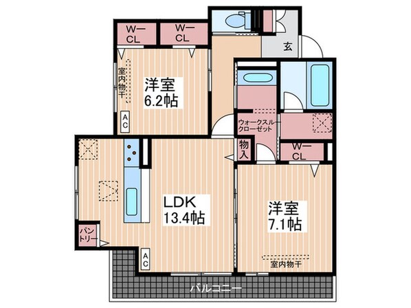 sakura terraceの物件間取画像